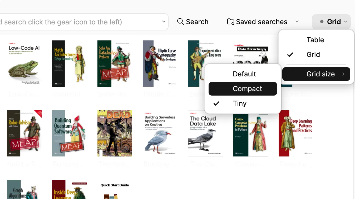 The cover grid.